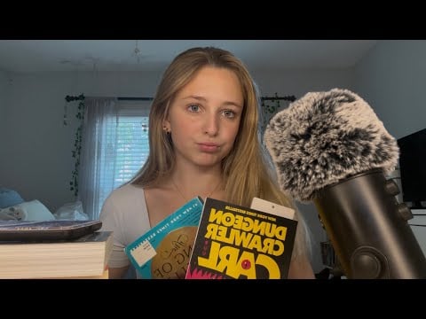 ASMR Explaining My Favorite Books | Tapping, Reading, Soft Spoken and Whispered