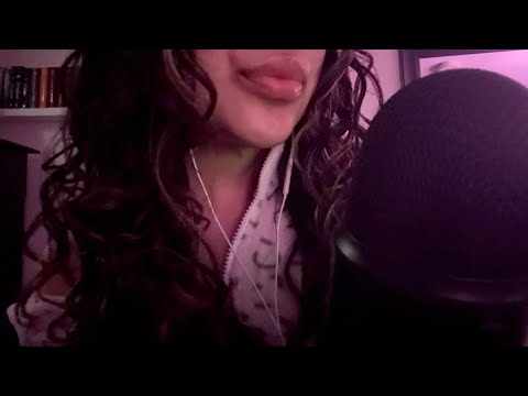ASMR spit painting (no spit) & mouth sounds 
