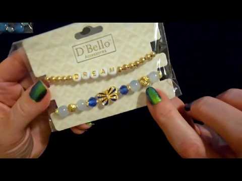 ASMR | 99-Cent Jewelry in Crinkly Plastic | Show & Tell (Soft Spoken)