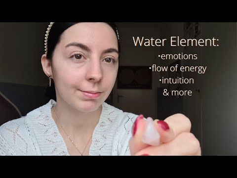 ASMR Reiki Water Energy ｜Elemental Energy, Energy work/healing, crystal healing, soft spoken