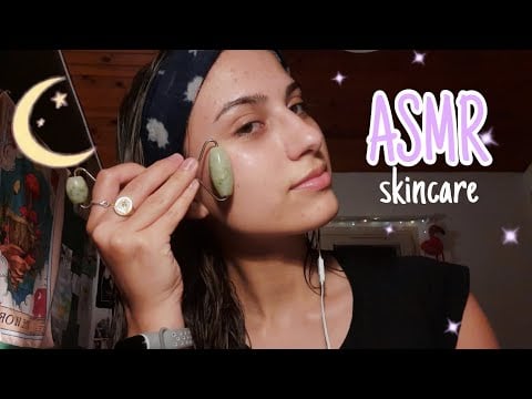 ASMR ROTINA NOTURNA: cabelo e rosto💖