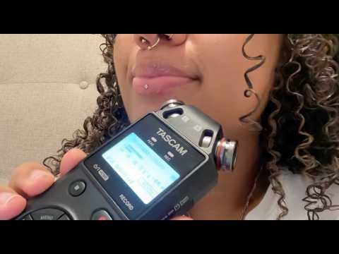 asmr mic testing tascam edition!!