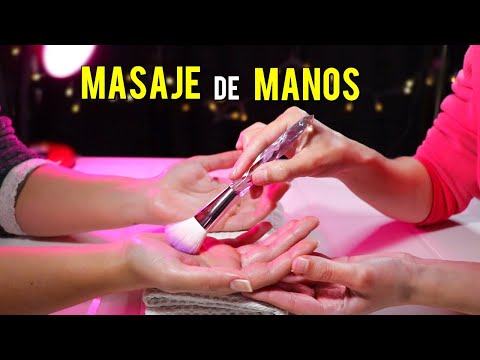 ASMR español MASAJE DE MANOS en PERSONA REAL