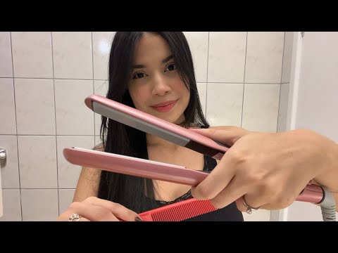 ASMR CASEIRO PRANCHANDO O SEU CABELO | fast and aggressive