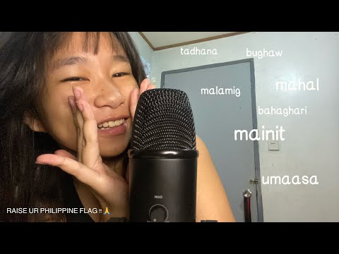 ASMR in Tagalog (tagalog trigger words)
