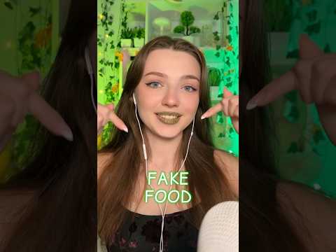 Fake food #asmr #feelthetingle #asmrsounds #relax #tingles #relaxing #asmrmouthsounds #tinglysounds