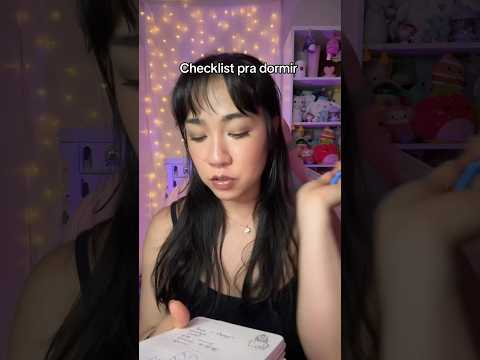 Lista para checar antes de dormir #asmr