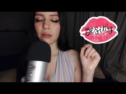 💜💄 ASMR RP 💚💄 TU NOVIA TE DA BESITOS MUY CERQUITA DEL MICRÓFONO 💜💄#asmr