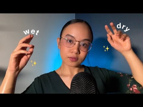 ASMR Anticipatory Wet vs Dry Hand Sounds 🙌