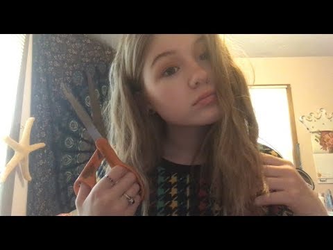 ASMR Hair Salon Roleplay / scissors sounds / spray sounds / soft spoken