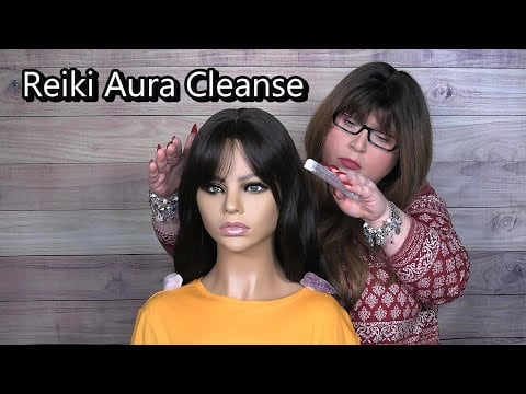 ASMR Reiki Aura Cleanse, Cord Cutting, Negative Energy Healing, Hair Play, Jewellery Sounds