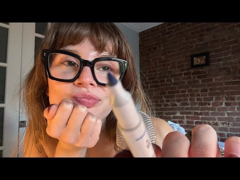ASMR mouth sounds, personal attention, face tracing, and more
