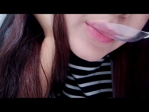 Asmr eating your face asmr mouth soundsI'll help you I'll help you sleep. 
