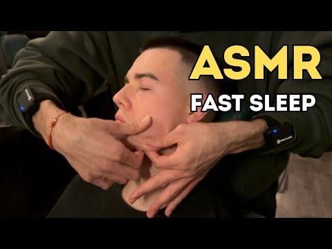 ASMR for Men: Barber Shop Head, Face,Neck Massage – Spring Tool, Water Spray & Cream, Deep Attention
