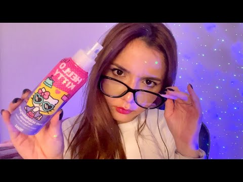 ASMR- MÃE NERVOSA TE ARRUMANDO PARA A ESCOLA