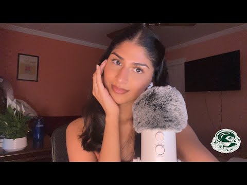 asmr close whispers & mic scratching | layered sounds get to know me (more)