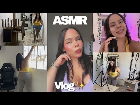 ASMR VLOG - Um FDS Comigo (BASTIDORES, FAXINA NA MINHA CASA)