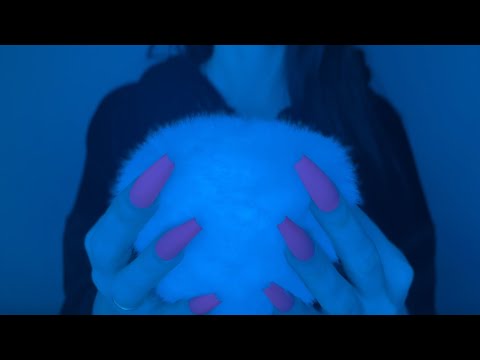 ASMR Fluffy Mic Scratching with Mic Blowing for Sleep