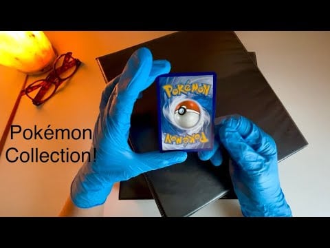 Looking at My Son's Pokémon Card Collection - What Will We Find? 153 Cards! ~ ASMR Soft Spoken