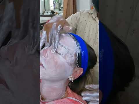 Cremoso masaje indio de rostro #belleza #skincare #relax