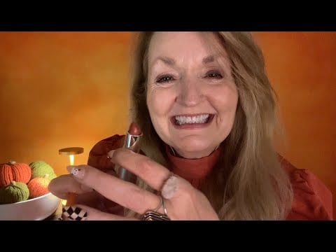 ASMR Doing Your Fall Makeup 🍂🧡 Personal Attention Role Play