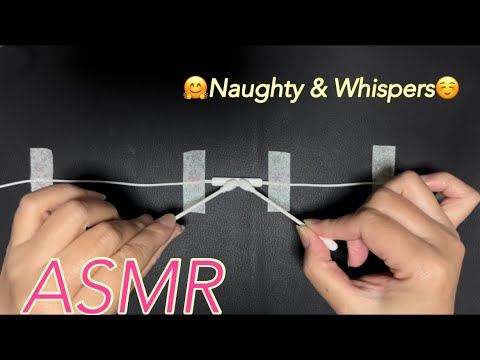 【ASMR】イヤホンマイクをめちゃくちゃ優しくイタズラしながら囁いてみました🤗※注意：囁きちょこっと大きめ😓 Pranks and whispers☺️