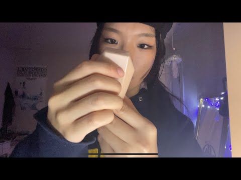 quickly doing your makeup-asmr