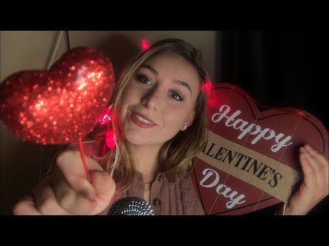 ✨♥️Valentine's Day Triggers♥️✨ (ASMR, scratching, tracing, lights)