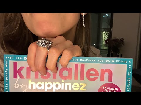 ASMR Sparkles Page Turning Slow Medium Fast, Flipping Cover Squeezing, Bracelet Tinkling