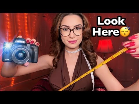 ASMR Taking Your Photos & Measuring You Roleplay 📸 Photoshoot for DEEP SLEEP 😴
