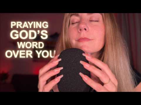 Christian ASMR | Praying God's Word & Slow Mic Scratching
