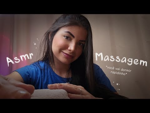 ASMR Te fazendo massagem depois de um dia cansativo (Pra dormir rápido)🌙🛋