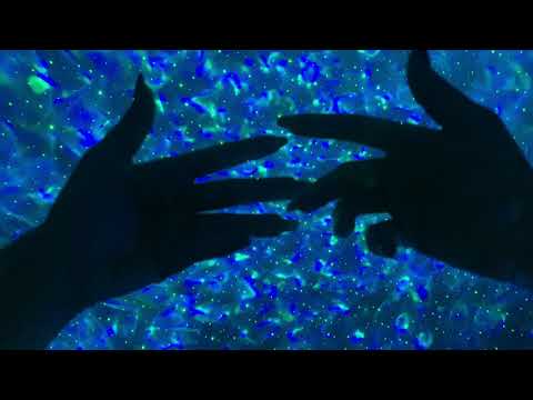 ASMR | dark hand motions in space, visual triggers, relax and sleep, no talking (silence)