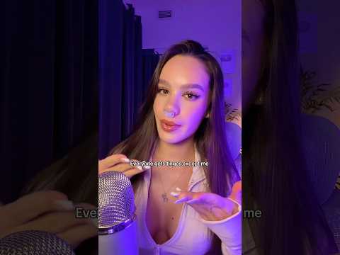 ASMR everyone gets tinges except me trend.. #asmr #asmrsounds #asmrvideo #sleep #tingles