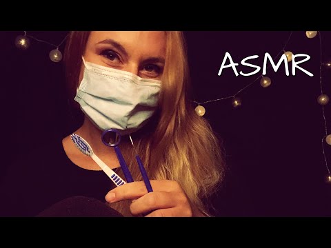 ASMR ! Relaxing Dentist Roleplay ( latex gloves sounds) GER/DE