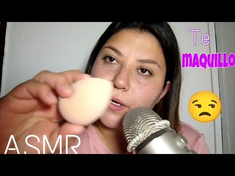 ASMR  TU AMIGA ANTIPÁTICA TE MAQUILLA roleplay* 💄