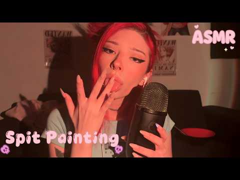 spit painting wet mouthsounds ASMR - SweetieAmonet