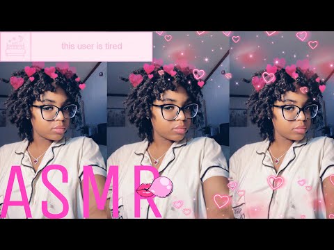 Lofi ASMR 💗 Doing My Lashes & Taking Down My Hair With Gum Chewing