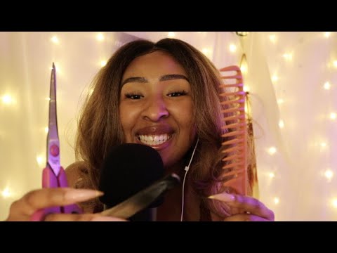 ASMR Drawing Reiki Symbols, Combing Aura + Cord Cutting on All of Your Chakras