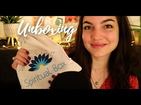 ASMR PROCHE MICRO * Unboxing Spiritual Box Février *