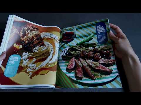Early Summer Food Magazine Flipping & Tracing Edition ~ Whispered ASMR