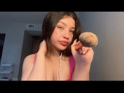 ASMR mic brushing🖌️ (extremely relaxing) 🩷