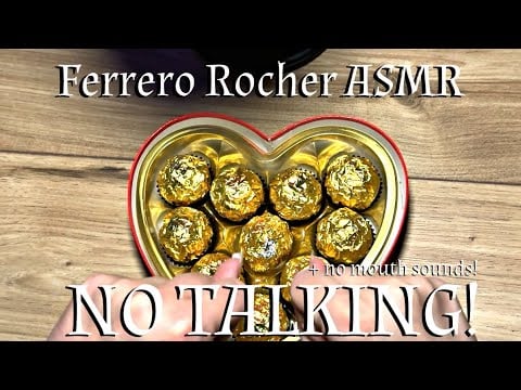 Ferrero Rocher ASMR | Lots of tapping & scratching! 🍫 NO TALKING 