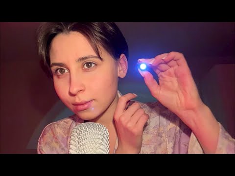 ASMR Cute Optician Girl Whispers In Your Ears During Eye Examination (INTENSE)