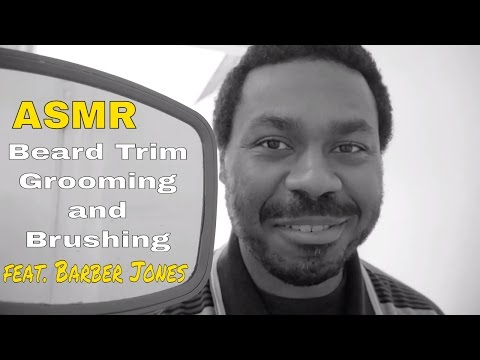 ASMR Haircut Roleplay BARBER JONES Beard Trim, Grooming & Brushing | Scissors, Clippers & Shampoo