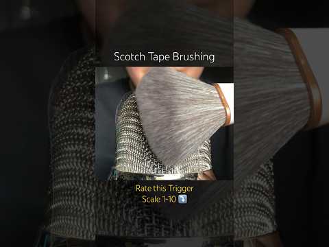 Scotch Tape Brushing 🤍