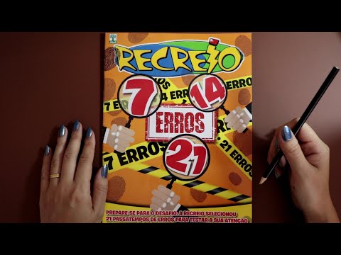 ASMR Jogo dos 7 erros | Para relaxar e dormir 