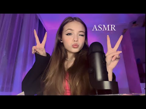АСМР быстрые звуки рта и неразборчивый шепот 💖👛🌸🎀