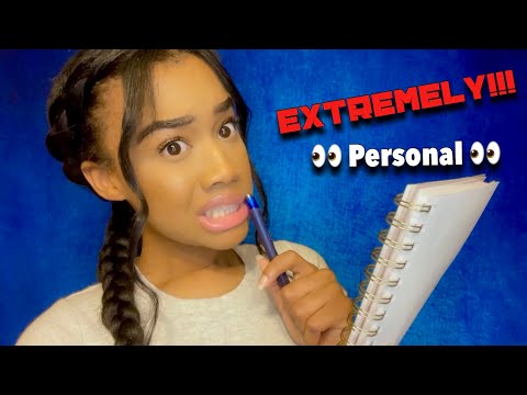 [ASMR] Asking You Extremely Personal Questions 👀 📝 Writing Sounds ASMR