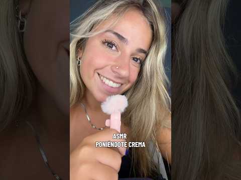 ASMR PONIÉNDOTE CREMA🧴 #asmr #relax #tingles #dormir #mouthwhisper #argentina